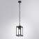 Street suspended lamp Arte Lamp Belfast A4569SO-1BK, E27, 60 W, 15x15x33 cm, black