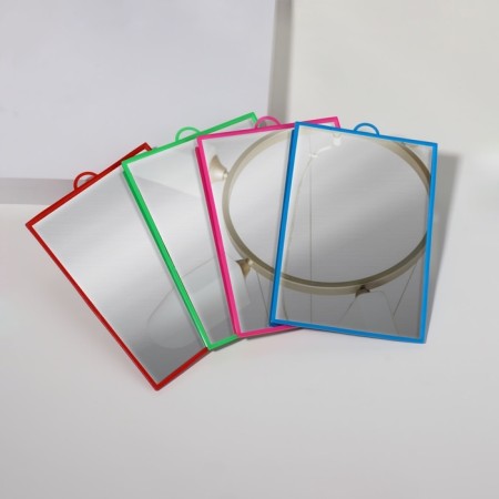 Desktop mirror - suspended, mirror surface 9.2 × 13 cm, color mix-3