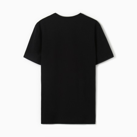 T -shirt male, black color, size 50-3