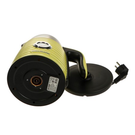 Electric kettle Willmark WEK-1738PSST, plastic, Metal flask, 1.7 l, 2200 watts, yellow-4