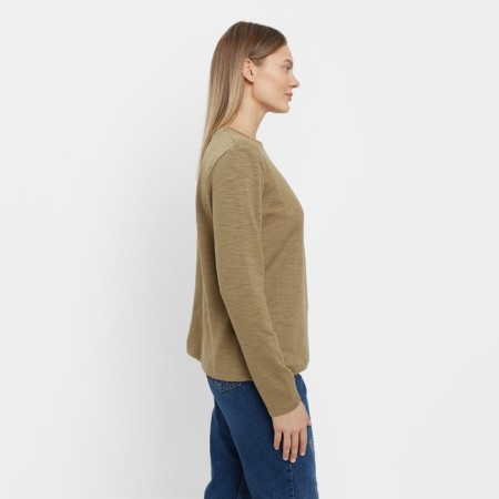 Jumper female, pistachio color green, size 40-42 (s)-3