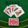 Paper Paper Cards Wild King, 55 pcs, 280 g/m2, red, 6.3 x 8.8 cm