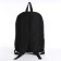 School textile school backpack with a white ribbon, 38x29x11 cm, black color, lightning department
