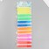 Gluely glutter (set 12 pcs) pastel with sparkles in a tube of 10 grams