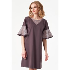 Women's dress, size 50, brown color