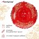 Tubing-vatrushka "Wreath", Czech diameter 107 cm, awning/tent, red color