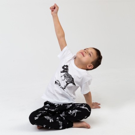 Pajama nursery for the boy KAFTAN "Dinosaurs" Growth 86-92 (28)