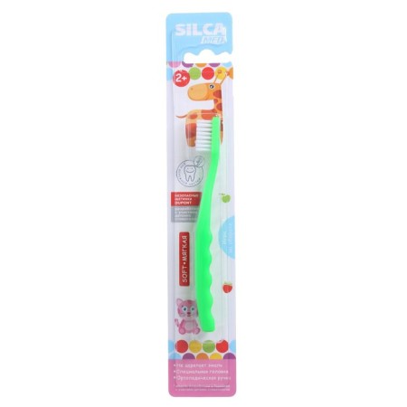 Children's Toothbrush Silcamed, soft 2-7 years, 1 pc., Mix-4