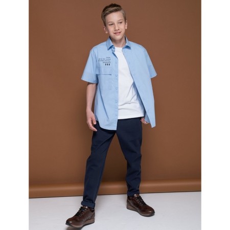 Surchachka upper for boys, height 152 cm, blue color-7