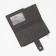 Women's wallet on the button, black color