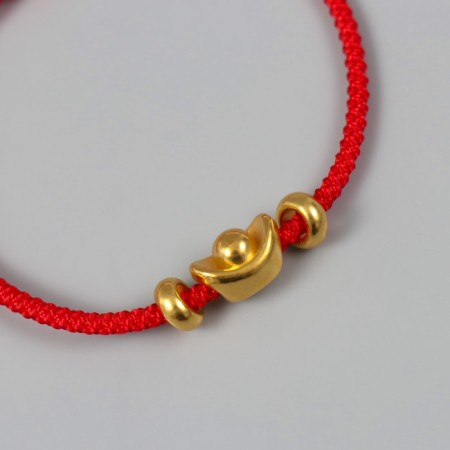 Bracelet Feng Shui "Golden Eucky of Yamba" adjustable length-2