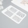 A set of plastic stencils "Tile", 3 pcs