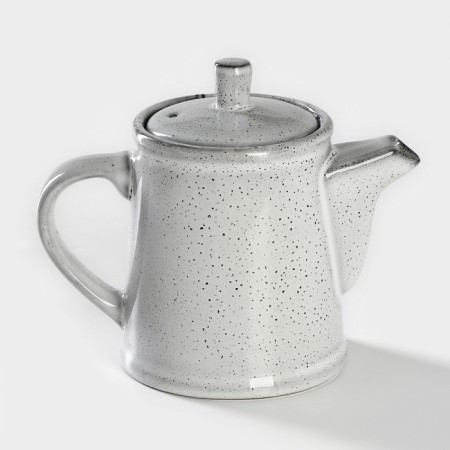 Porcelain kettle Nebbia, 500 ml, gray color-3