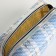 Cosmetic bag with lightning, blue color