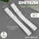 Tekstil straps, 1.5 cm, 37 cm, steam, white color