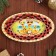 Oval candy plate "Happy New Year 2025"