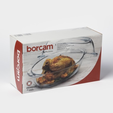 Borcam, 2.85 liters of oval widener, with a baking-lid, 2.85 liters-4