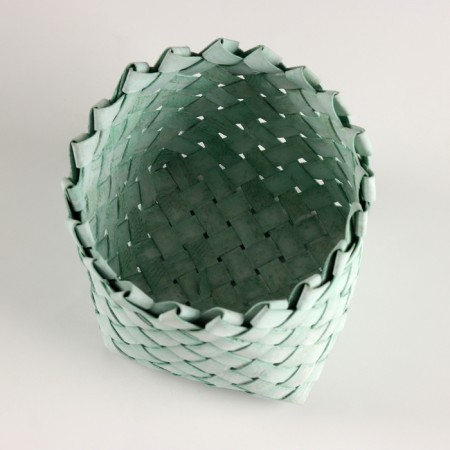Kashpo wicker, d14khn11.5cm, green-1