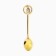 A teaspoon spoon with a New Year's Suspension Suspension for the New Year, 11.5 x 2.3 cm