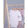 Body Kimono children with a long sleeve Rant Base, height 62 cm, milk color