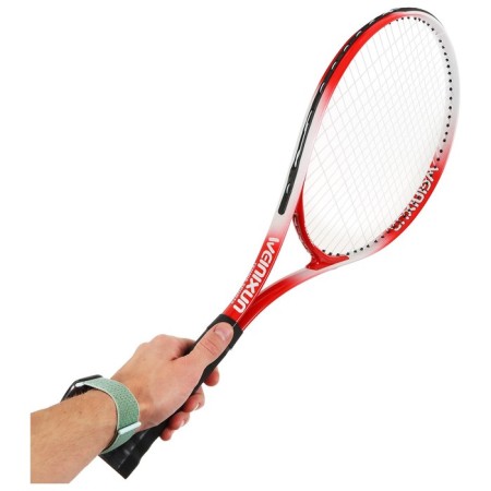 Racket for large tennis training, aluminum, in a case, red color-1