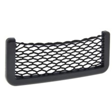 Pocket-net under the phone on adhesive tape, 14.5 × 8 cm, black