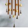 Wind Music Metal "Heart with Eiffel Tower" 4 tubes 5 bells d = 17 cm length 65cm