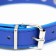 Collar "Lyon" with spikes 45 x 2 cm, Osh 34-40 cm, artificial leather, blue
