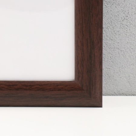 Photo frame Plastic "Mira" 50x70 cm, 647246 Dark walnut (plastic screen)-1