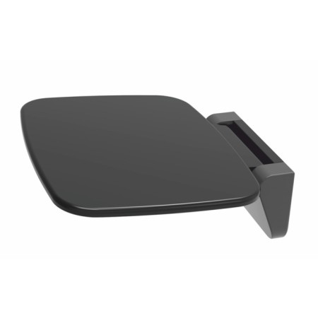 Shower seat Wasserkraft SS402, 350x330x50 mm, hinged, polypropylene, black
