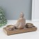 Souvenir Polystone candlestick for 2 candles "Buddha - Meditation" for silver 8.7x24.3x15 cm