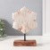 Souvenir Polystone "Meditation of the Buddha in Flower" Gold 5.5x13.2x23 cm