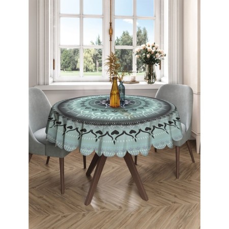 The tablecloth “endless flower”, round, Saten, d = 150 cm-2