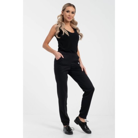 Female trousers, size 42, black color-3