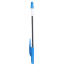 Ballic handle, 0.5 mm, blue rod, transparent case, with a transparent holder
