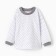 Long -sleeved long sleeve color gray peas, height 74