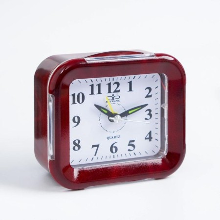 Clock - desktop an alarm clock, discrete move, D -8 cm, 8.5 x 10 cm, aa-1