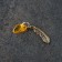Flying-Malisman "Perse", natural amber