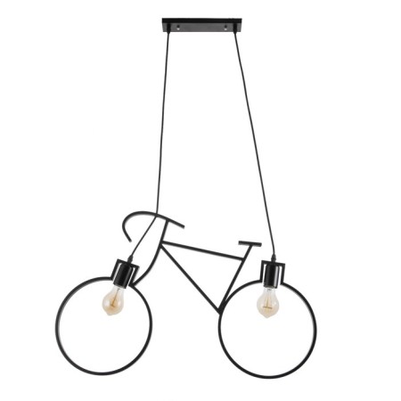 Bayerlux suspension lamp Bayerlux "Shelda" 2x40W E27 Black 68x10x40 cm