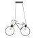 Bayerlux suspension lamp Bayerlux "Shelda" 2x40W E27 Black 68x10x40 cm