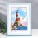 Photo frame plastic "Palette" 21x30 cm, blue, with a leg