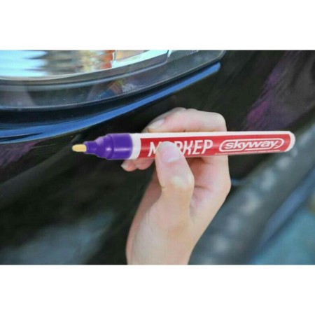SkyWay marker, from chips and scratches, felt tips, purple, s03501005-1