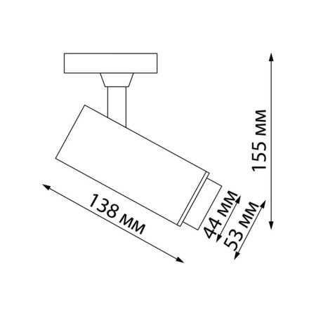 Snow -bearing single -phase two -core novotech. Nail, 5W, LED, 155x138x53 mm, white color-1