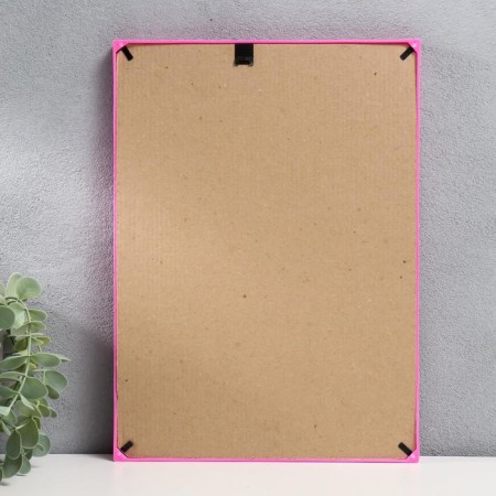 Photo frame plastic L-3 21x30 cm Magenta (plastic screen)-2