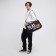 Children's sports bag for a boy with a zipper, external pocket, black color