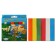 Color crayons for asphalt 6 pieces "Algem", square