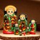 Matryoshka 7-doll "Agnia", 20-22 cm