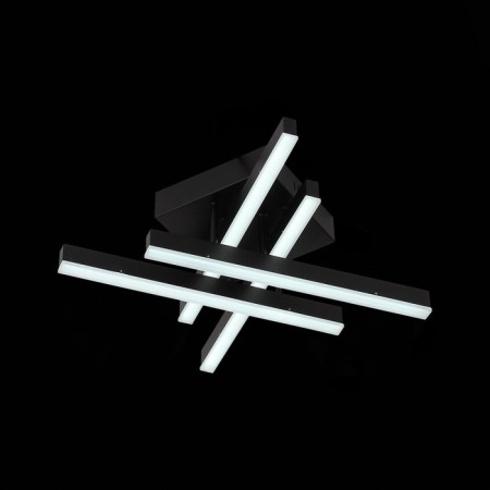 Ceiling Ceiling ST LUCE. SL933.402.04. Samento. 1x22 W, LED, 3000K/4000k/6000k, 50x50x15 cm, black color-3