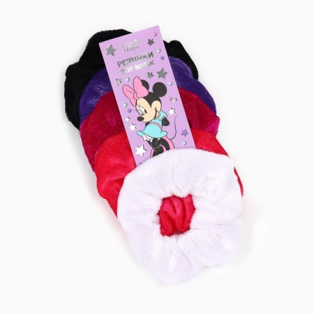 Hair elastic band 9 cm, Minnie mouse color mix-1