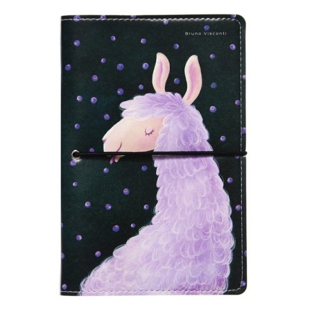 Note book A5, 160 sheets on the Daily Journal rings, Cover artificial leather, an illustration block 80 g/m2, mix-1